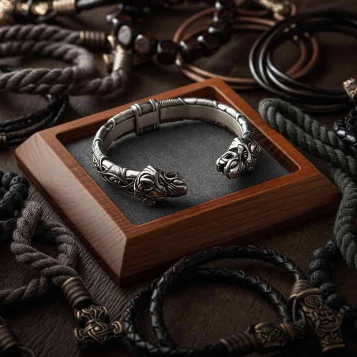 WorldNorse Fenrir The Wolf Handcrafted Bracelet - image 2