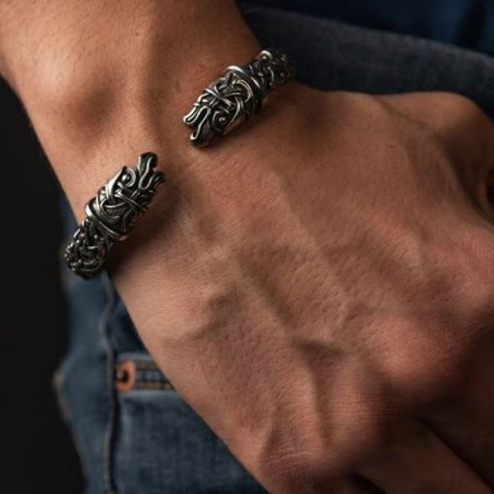 WorldNorse Fenrir The Wolf Handcrafted Bracelet - image 1