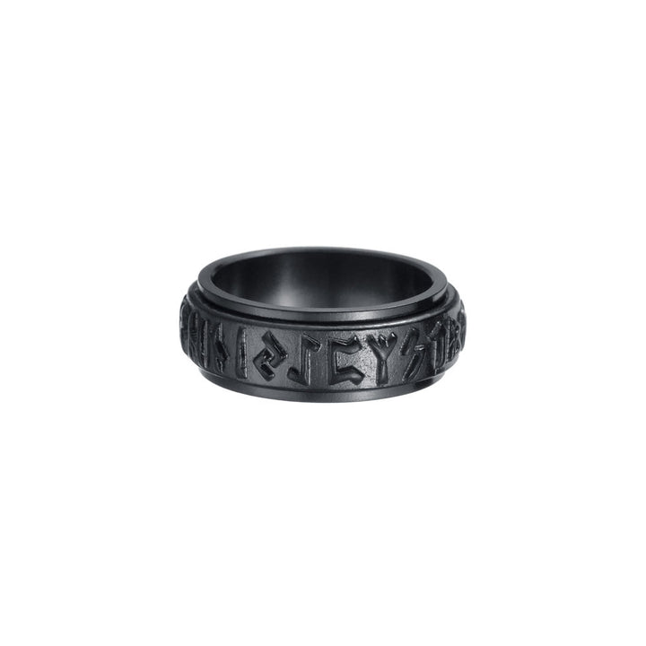 WorldNorse Classic Norse Rune Multicolor Style Ring - Style#3 Black - US 12 - image 12