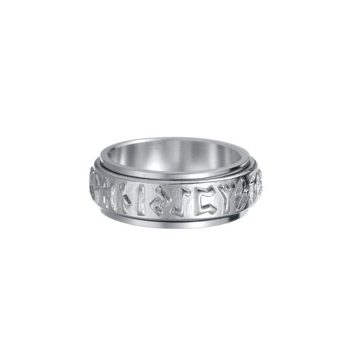 WorldNorse Classic Norse Rune Multicolor Style Ring