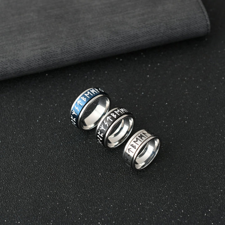 WorldNorse Classic Norse Rune Multicolor Style Ring - image 2