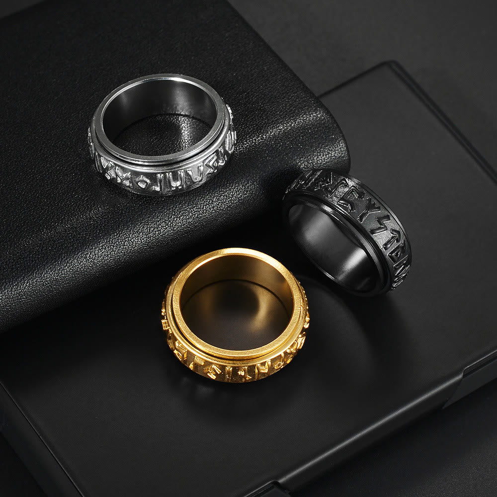 WorldNorse Classic Norse Rune Multicolor Style Ring - image 10