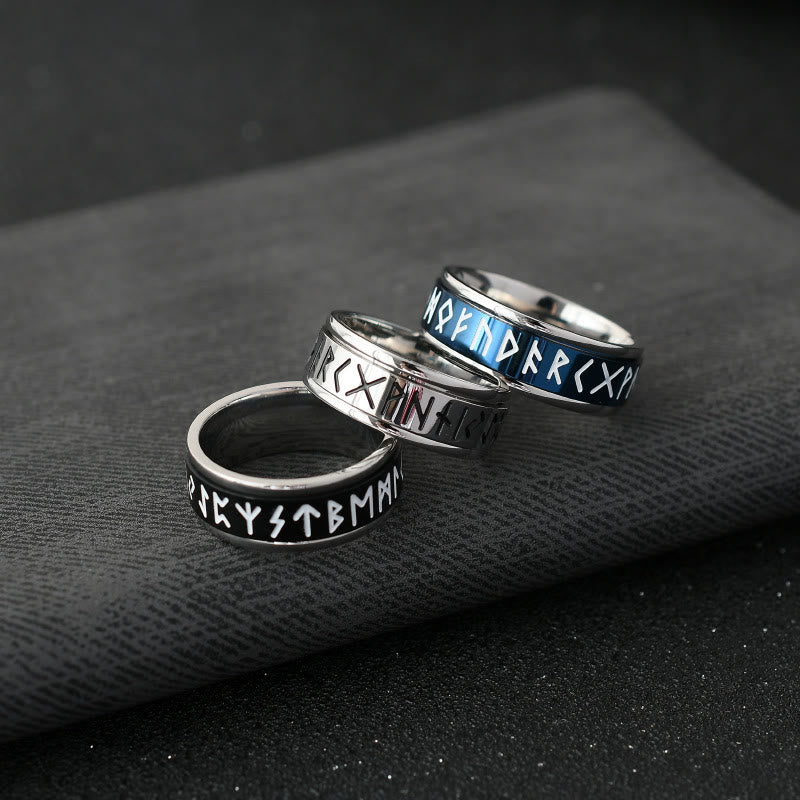 WorldNorse Classic Norse Rune Multicolor Style Ring - image 1