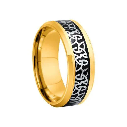 WorldNorse Norse Celtic Knot Trinity Pattern Ring