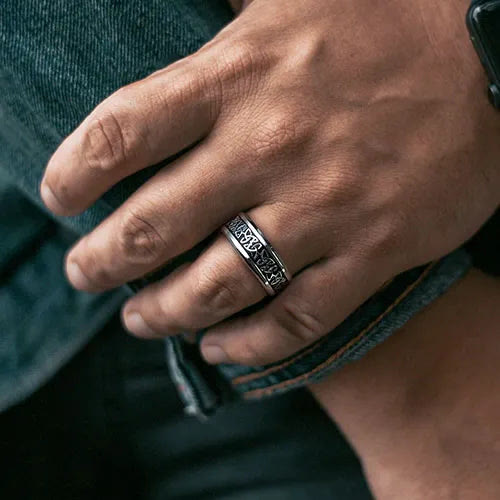 WorldNorse Norse Celtic Knot Trinity Pattern Ring - image 2