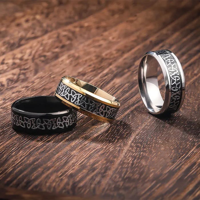 WorldNorse Norse Celtic Knot Trinity Pattern Ring - image 8