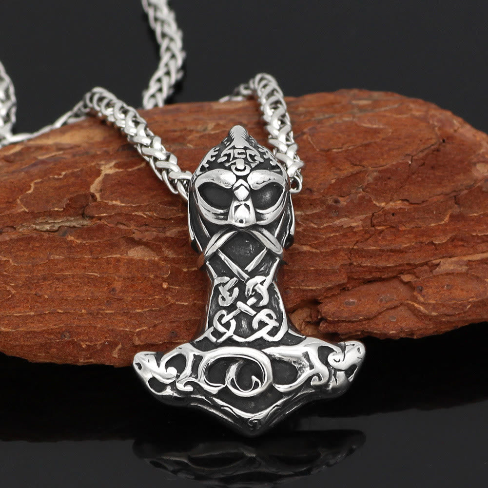 WorldNorse Berserker Mjolnir Odin Thors Hammer Necklace - image 3