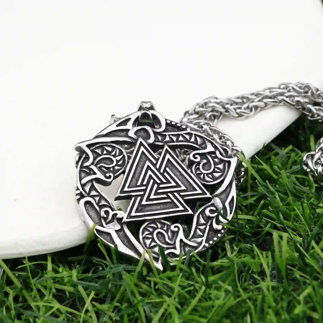 WorldNorse Valknut Odin Viking Symbol Necklace - image 5