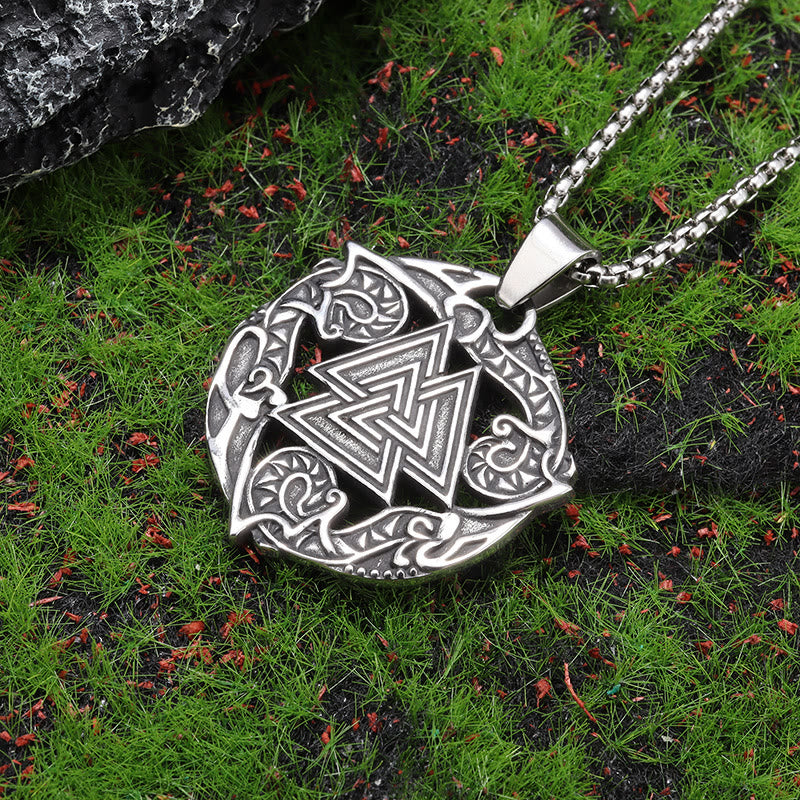 WorldNorse Valknut Odin Viking Symbol Necklace - image 8
