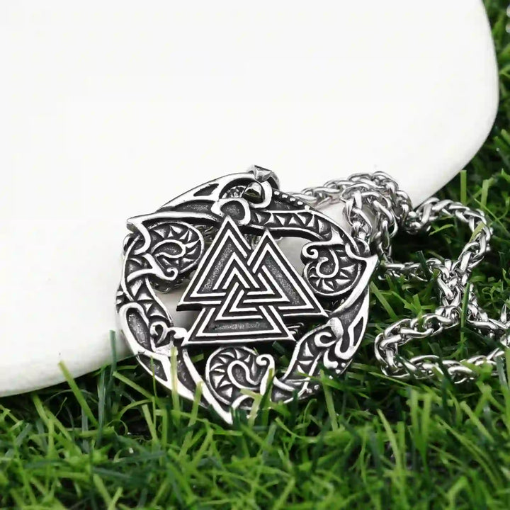 WorldNorse Valknut Odin Viking Symbol Necklace - image 4