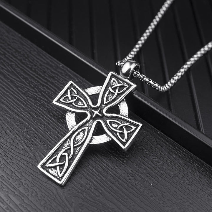 WorldNorse Viking Amulet Triquetra Celtic Knot Cross Necklace - image 7