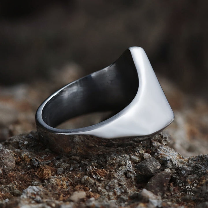 WorldNorse Triangle Viking Myth Valknut Signet Ring - image 5