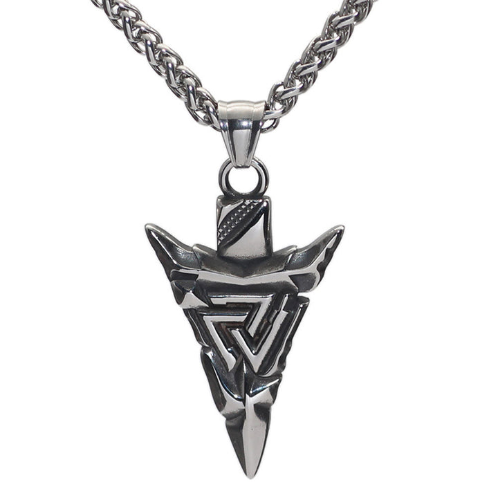WorldNorse Odin's Guidance: Valknut And Gungnir With Othala Rune Necklace - image 5