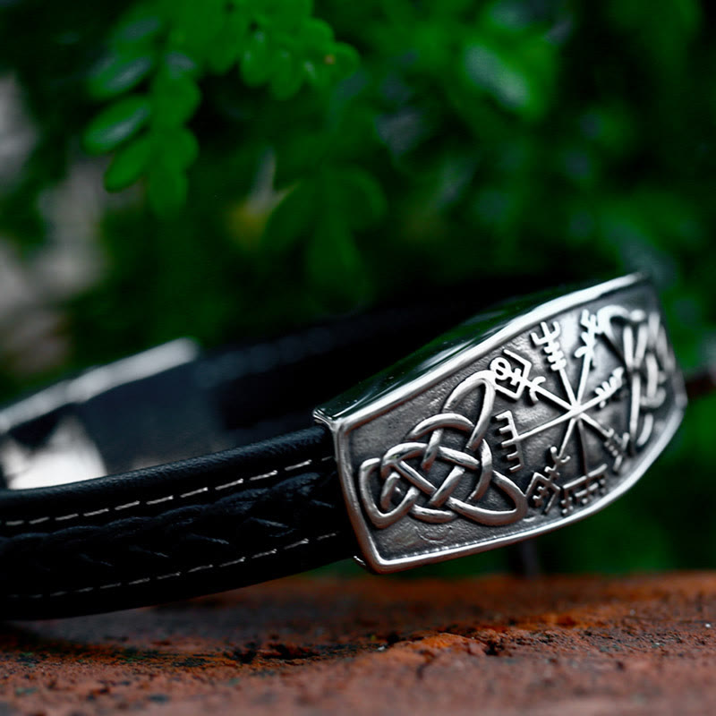WorldNorse Classic Viking Vegvisir And Celtic Knot  Bracelet - image 2