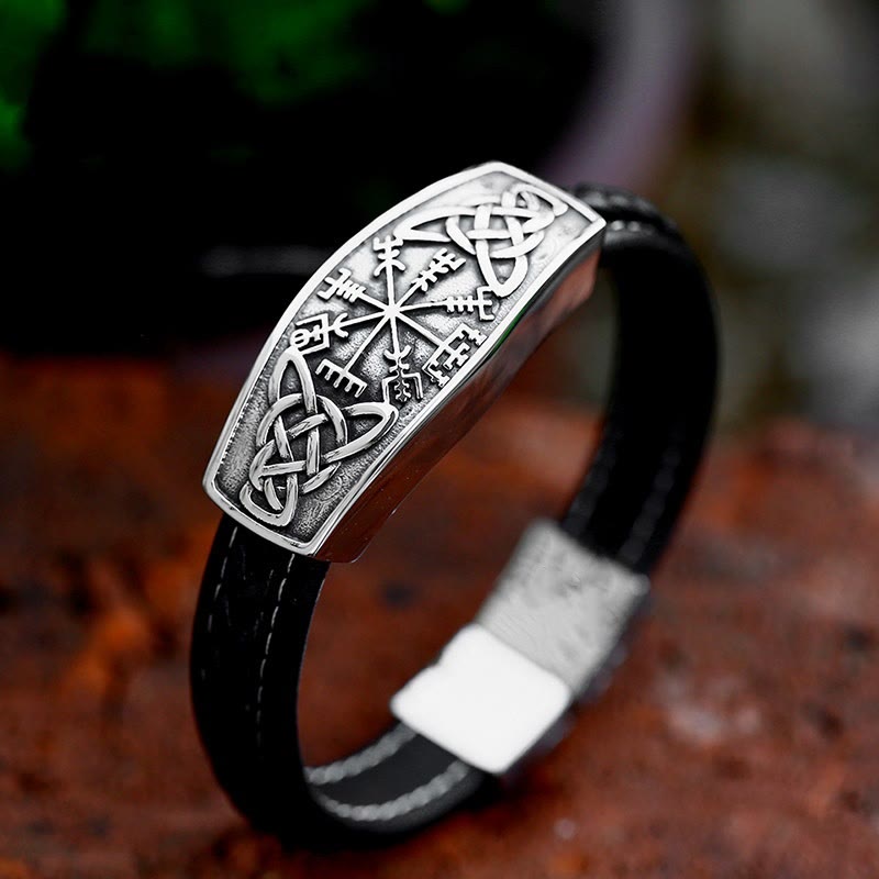 WorldNorse Classic Viking Vegvisir And Celtic Knot  Bracelet - image 4