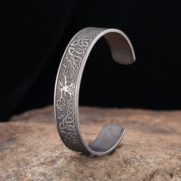 WorldNorse Nordic Yggdrasil With Celtic Knot  Bracelet