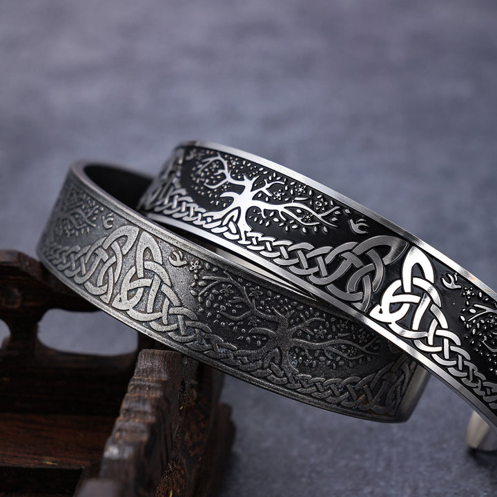 WorldNorse Nordic Yggdrasil With Celtic Knot  Bracelet