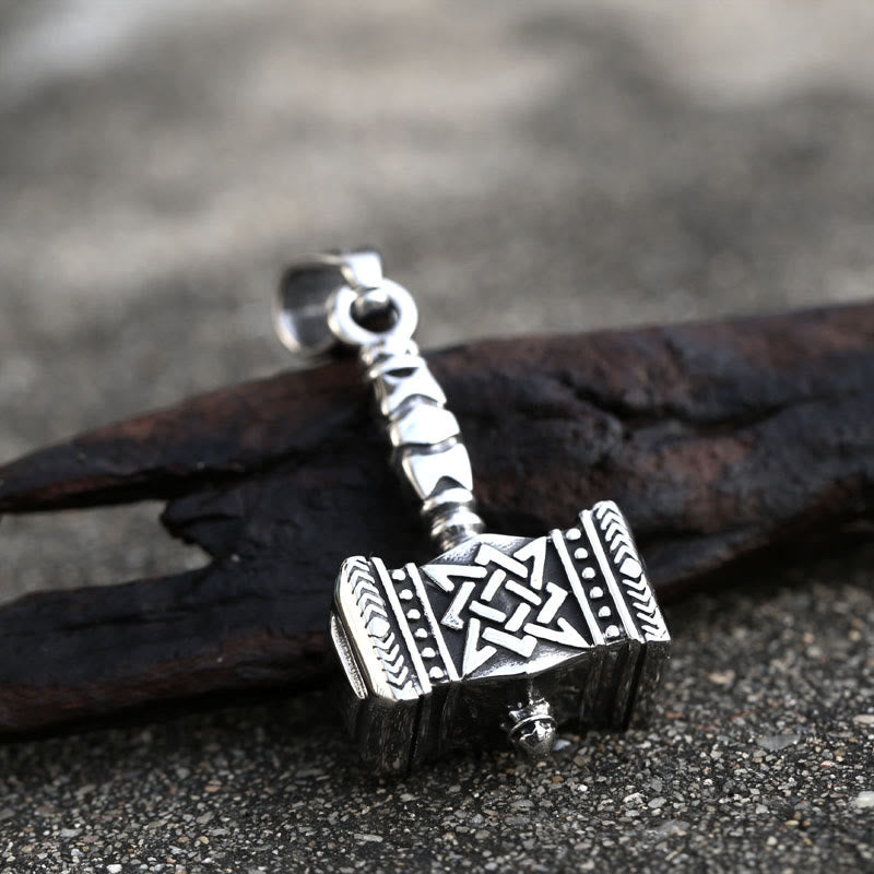 WorldNorse Vintage Mjolnir Thor's Hammer Power Necklace - image 1