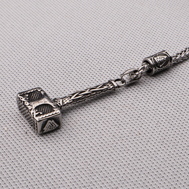 WorldNorse Mjolnir With Valknut Yggdrasil Necklace - image 4