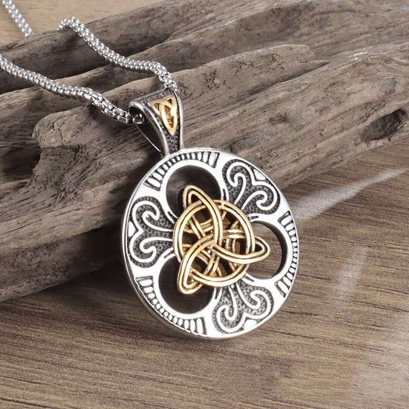WorldNorse Classic Celtic Knot Triquetra Necklace - image 4