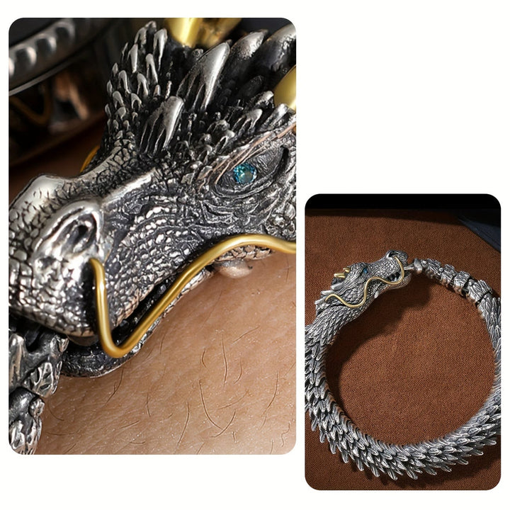 WorldNorse Handmade Three Dimensional Dragon Bracelet - image 10