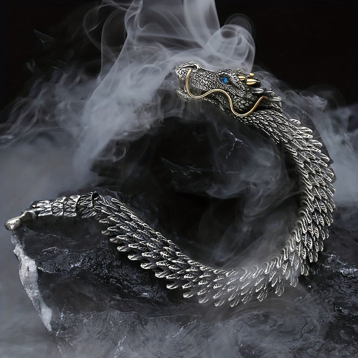 WorldNorse Handmade Three Dimensional Dragon Bracelet - image 3