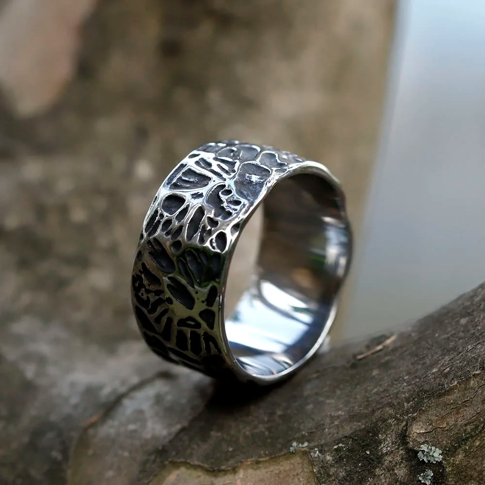 WorldNorse Vintage Unique Odin Valknut Domineering Ring - image 14