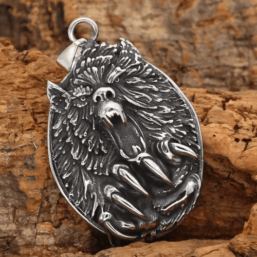 WorldNorse Viking Fenrir Wolf Pendant Neckalce - image 8