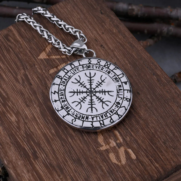 WorldNorse Valknut Viking Dragon Ouroboros Pendant Necklace - image 7