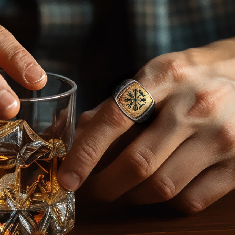 WorldNorse 925 Sterling Silver Valknut Viking Symbols Ring - image 6