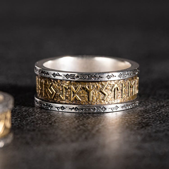 WorldNorse 925 Sterling Silver Handcrafted Rune Ring - image 4