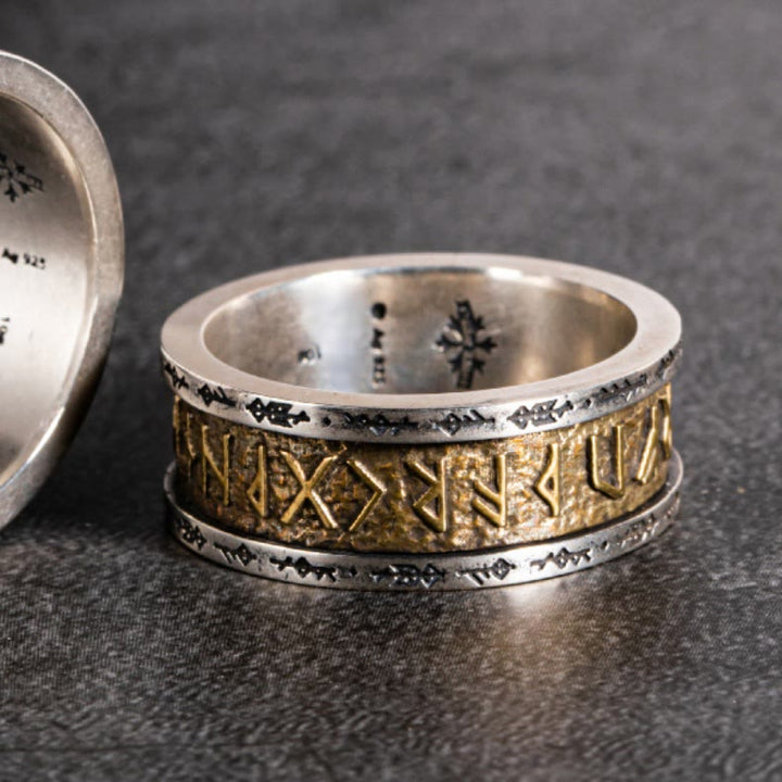 WorldNorse 925 Sterling Silver Handcrafted Rune Ring - image 5