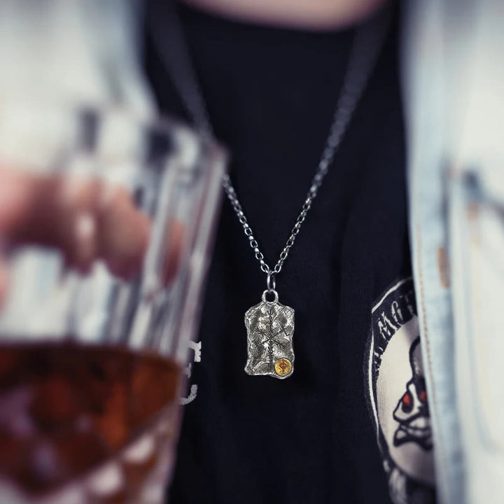 WorldNorse Handcrafted 925 Silver Rune With Vegvisir Necklace - image 12