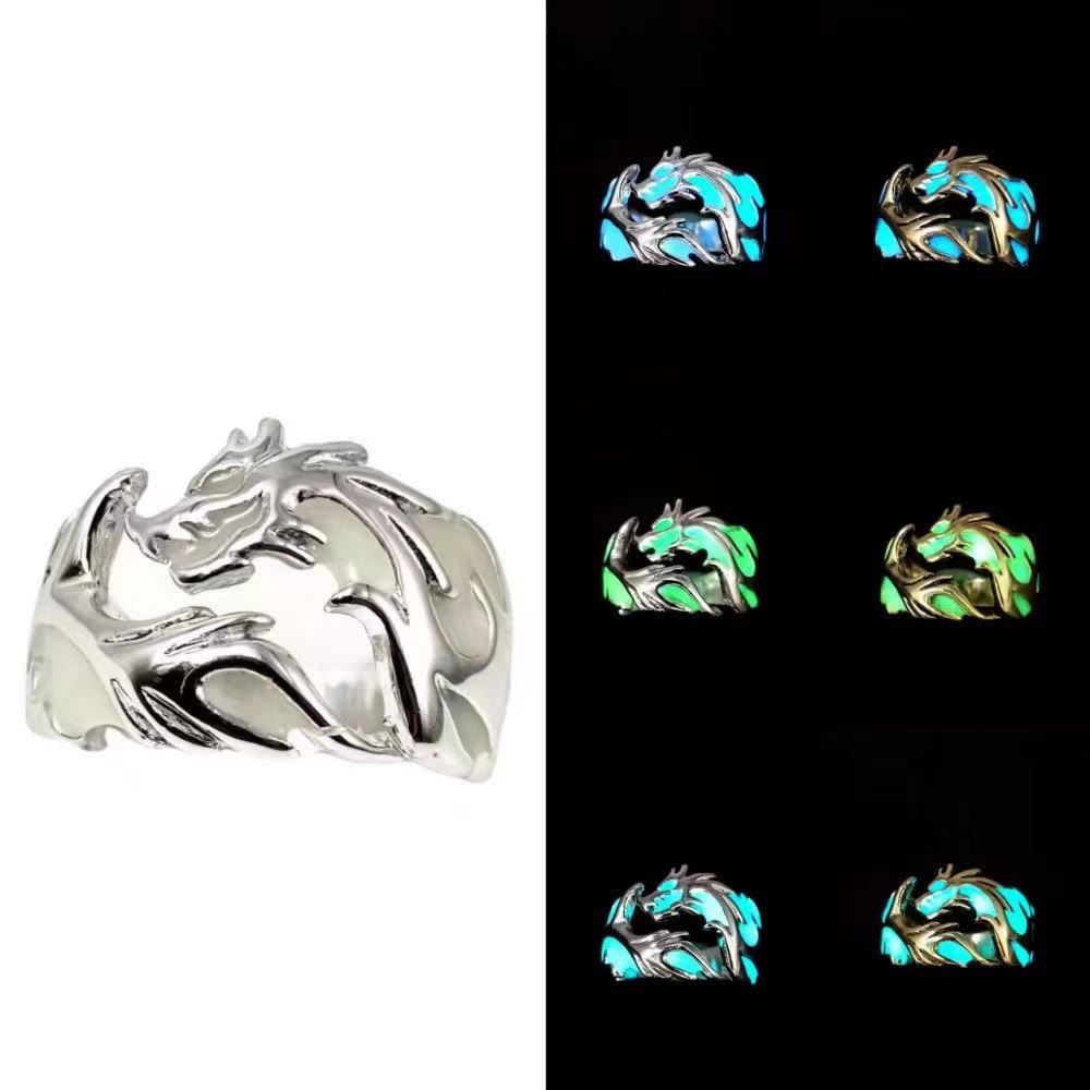 WorldNorse Luminous Glow In The Dark Dragon Ring - image 10