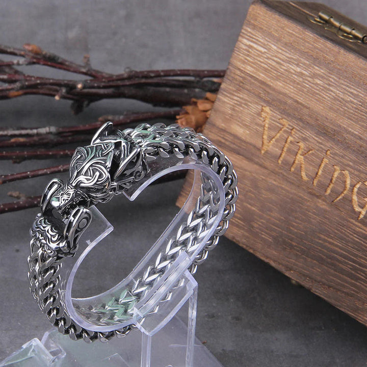 WorldNorse The Midgard Serpent - Stainless Steel Bracelet - Fenrir - 21cm - image 6