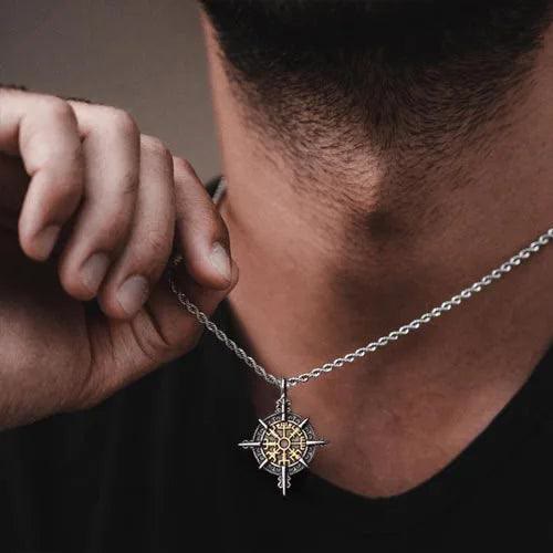WorldNorse Norse Viking Compass Vegvisir Necklace - image 2