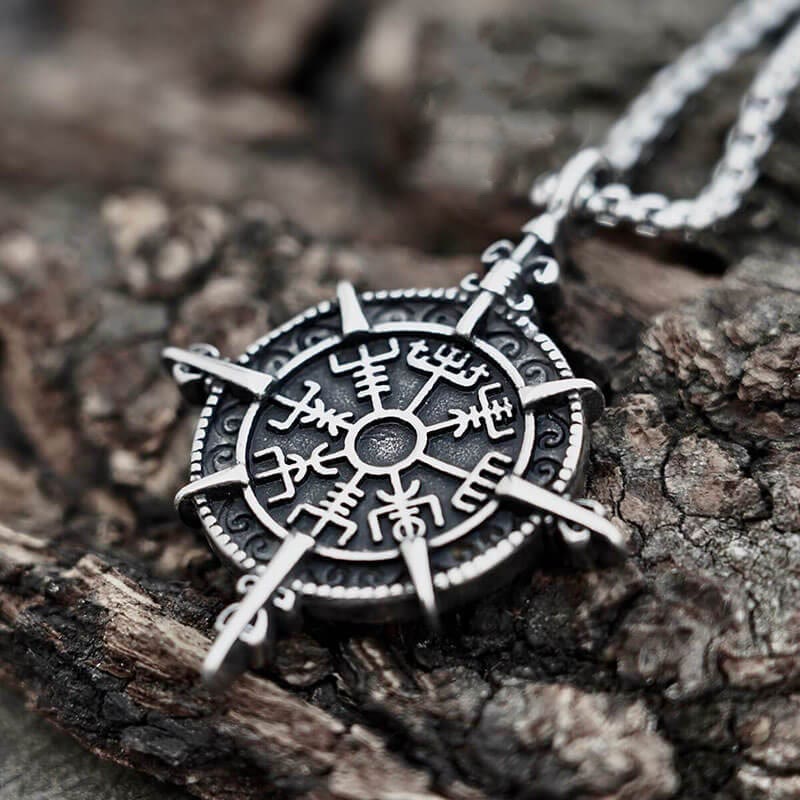 WorldNorse Norse Viking Compass Vegvisir Necklace - image 11