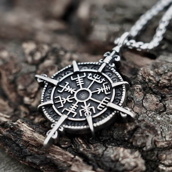 WorldNorse Norse Viking Compass Vegvisir Necklace - image 11