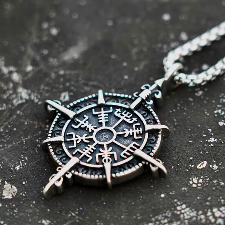 WorldNorse Norse Viking Compass Vegvisir Necklace - image 10