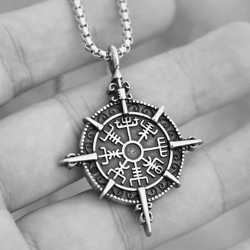 WorldNorse Norse Viking Compass Vegvisir Necklace - image 9