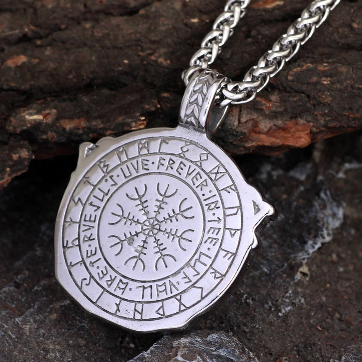 WorldNorse Shield Sword Rune Weapons Necklace - image 2