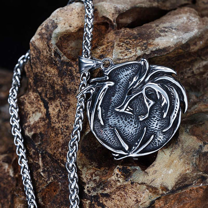 WorldNorse The Medallions Stainless Steel Wolf Necklace - image 3