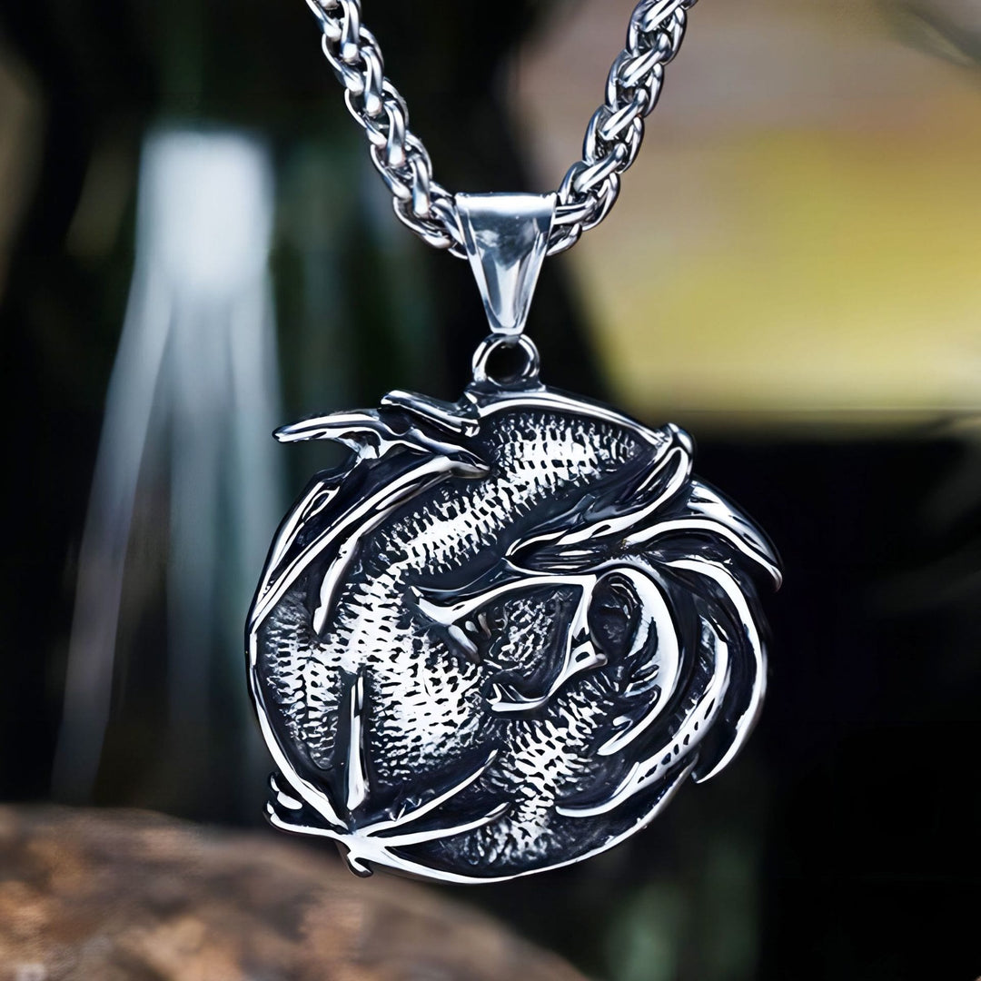WorldNorse The Medallions Stainless Steel Wolf Necklace - image 5