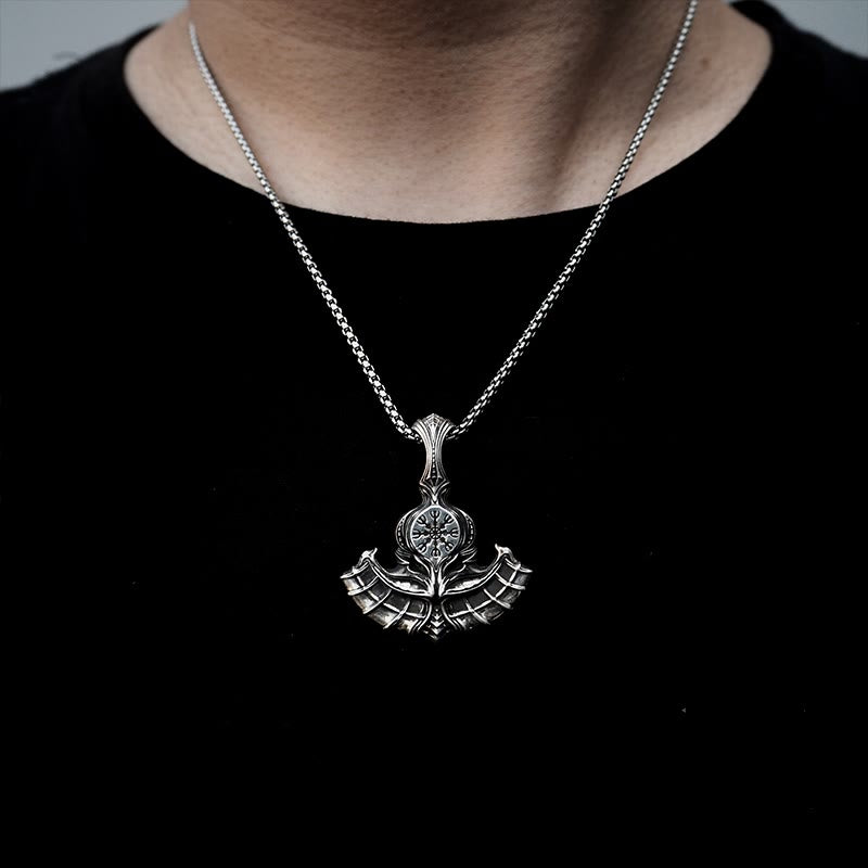 WorldNorse Handcrafted 925 Silver Mjolnir Necklace - image 1