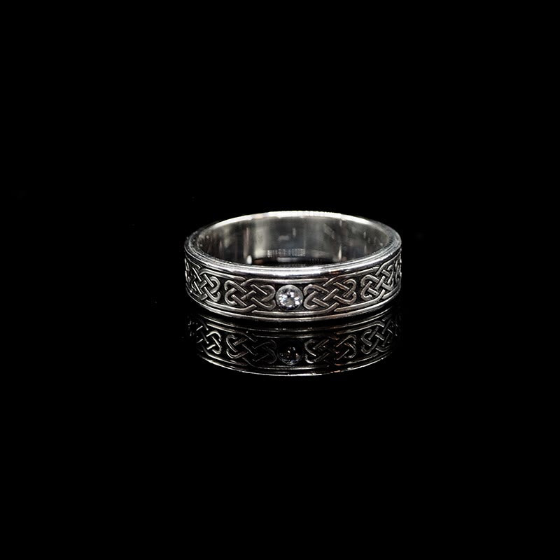 WorldNorse 925 Sterling Silver Celtic Knot Ring