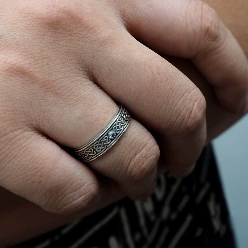WorldNorse 925 Sterling Silver Celtic Knot Ring - image 1