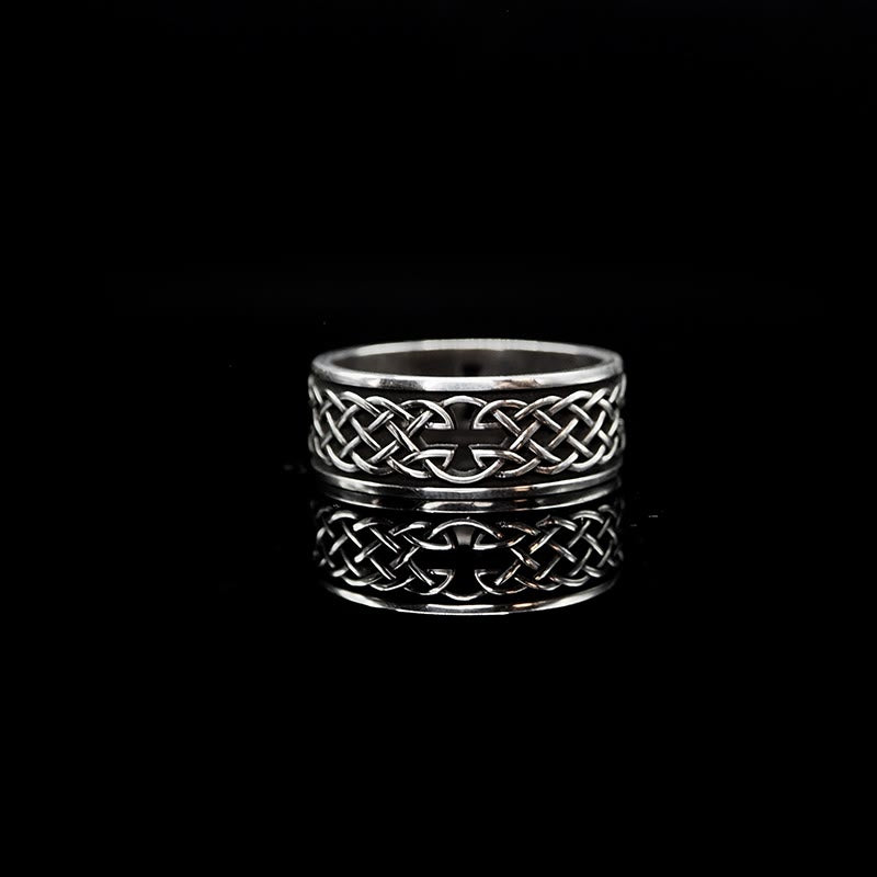 WorldNorse 925 Sterling Silver Celtic Cross Ring