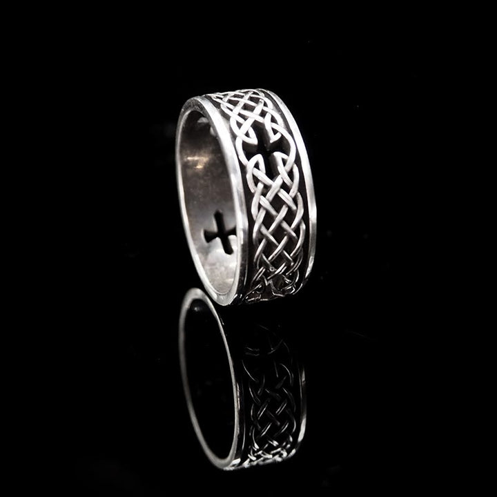 WorldNorse 925 Sterling Silver Celtic Cross Ring