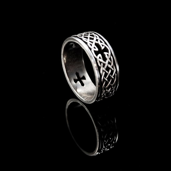 WorldNorse 925 Sterling Silver Celtic Cross Ring