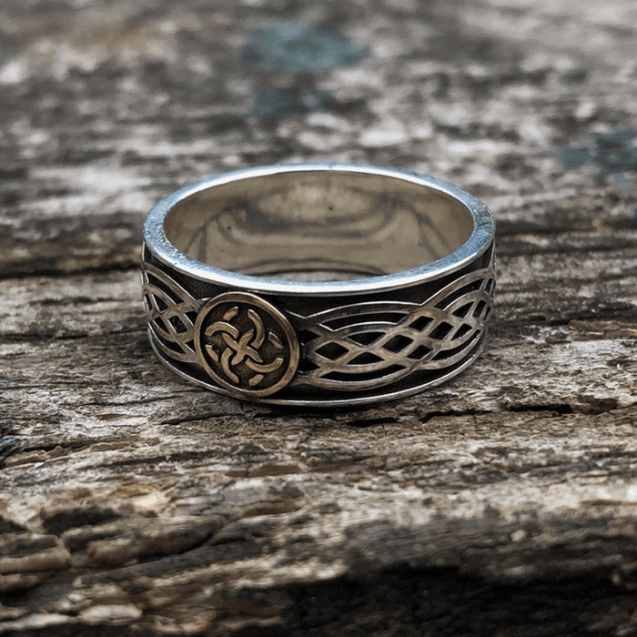WorldNorse Handcrafted 925 Silver Celtic Amulet Ring - image 2